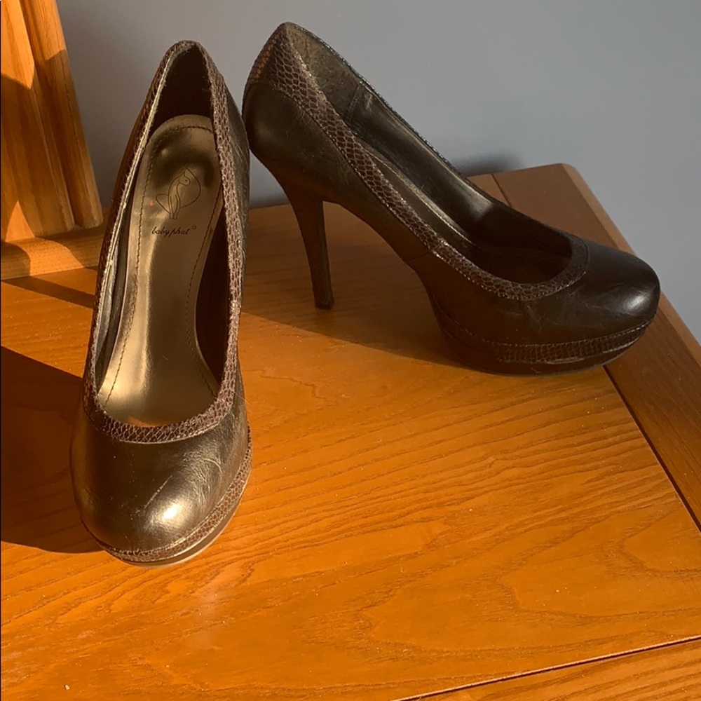 Baby Phat black heels